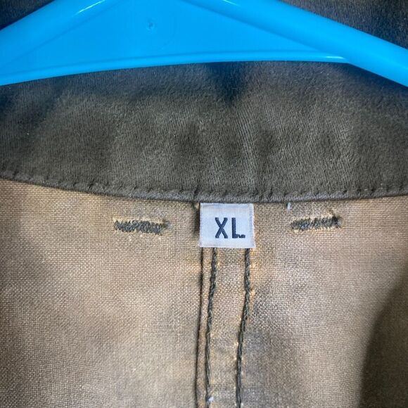 Vintage CC Filson Style 462 Tin Cloth Waxed Jacket Coat Hunting Size XL USA - Picture 4 of 11